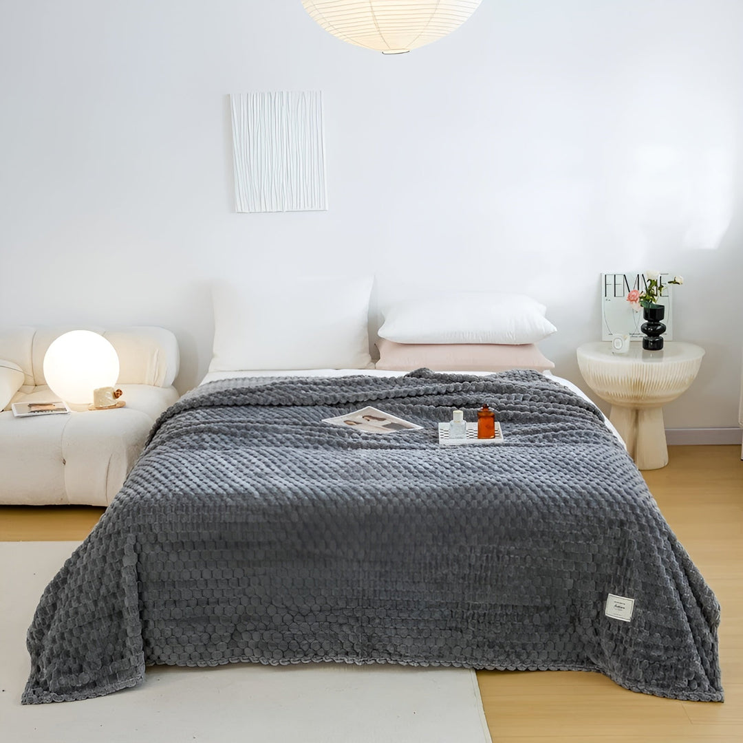 Luvikno | WarmHaven teppe - Luksus Mikrofleece Teppe for Ultimat Komfort og Stil