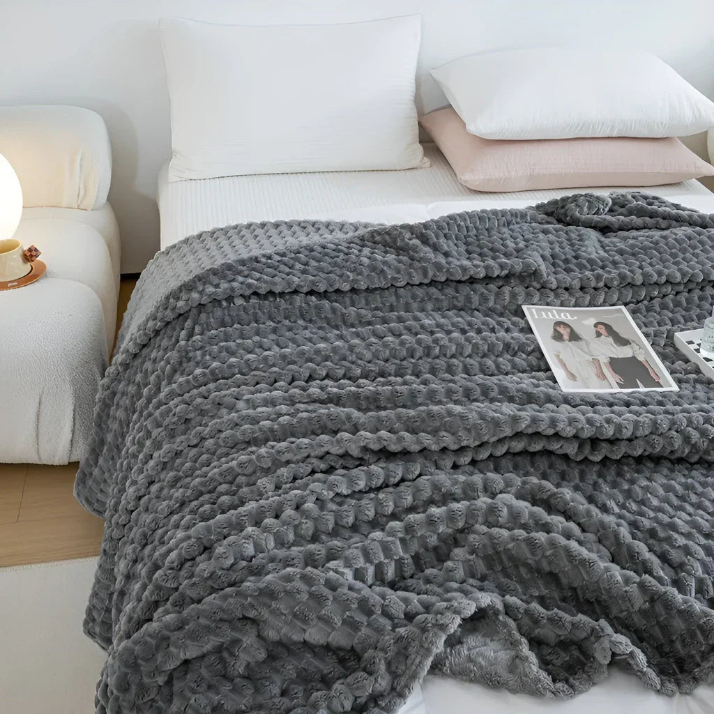 Luvikno | CozyNest - Ultimat Varm og Myk Teppe for Sofa og Seng
