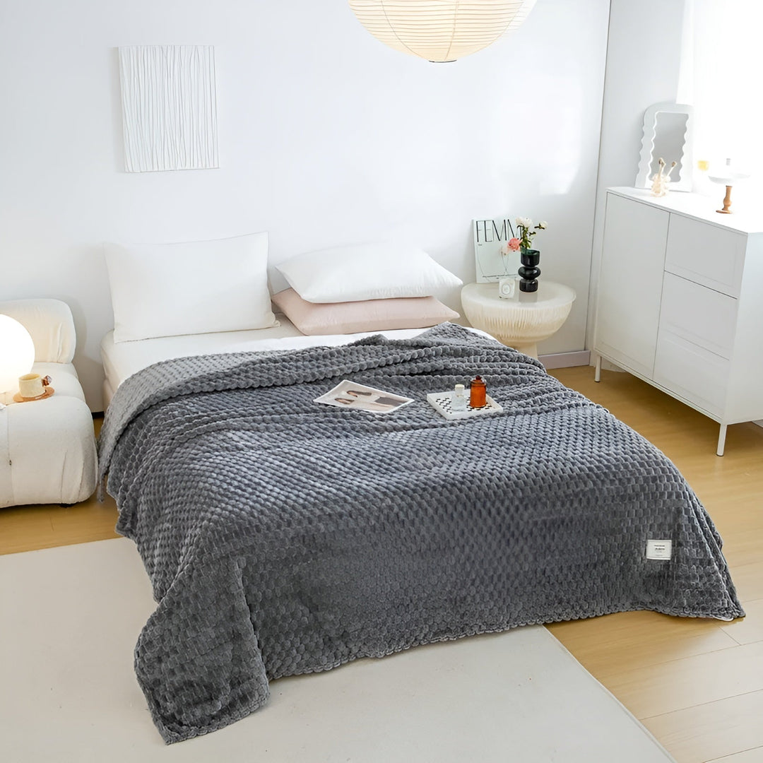 Luvikno | WarmHaven teppe - Luksus Mikrofleece Teppe for Ultimat Komfort og Stil