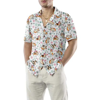 Luvik | Lämpimämpi Corgi iloiselle jouluhawaii-paidalle, hauska joulun Corgi, paras joululahja