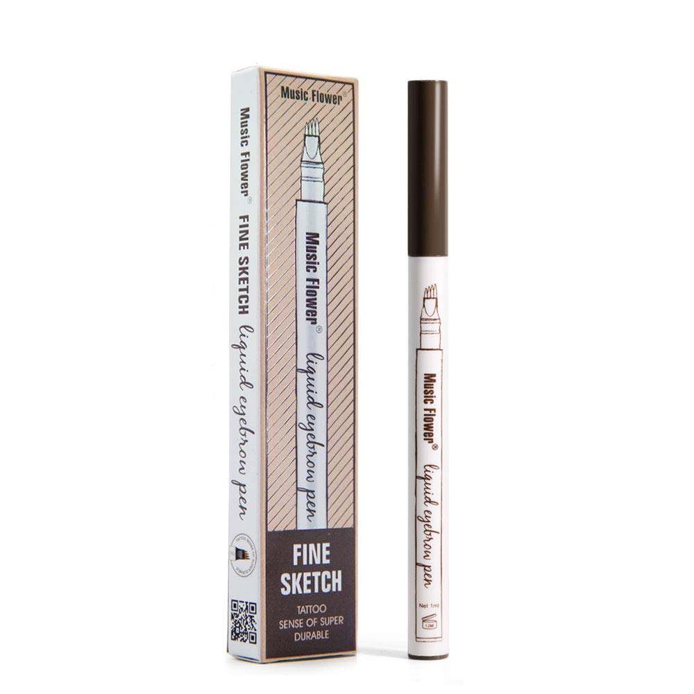 Luvikno | Precision Brow Pro - Vanntett Øyenbrynspenn med 4-punkts Applikator
