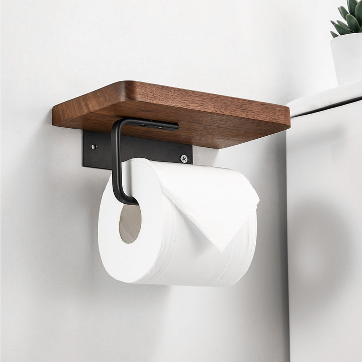 WoodEase Holder – Stilfullt Tre Toalettpapirholder Luvikno