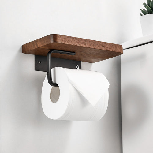 WoodEase Holder – Stilfullt Tre Toalettpapirholder Luvikno