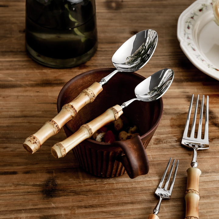 BambooElegance – Luksus bestikksett med bambusdetaljer | Luvikno