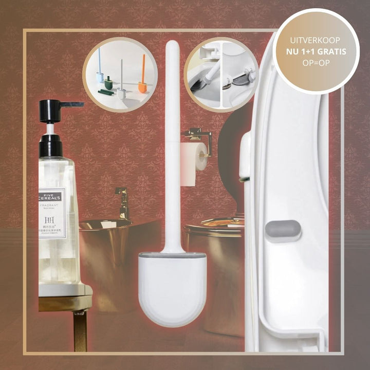 Luvikno | LuxuraClean Toalettbørste | Elegant og effektiv rengjøring for en glitrende toalett
