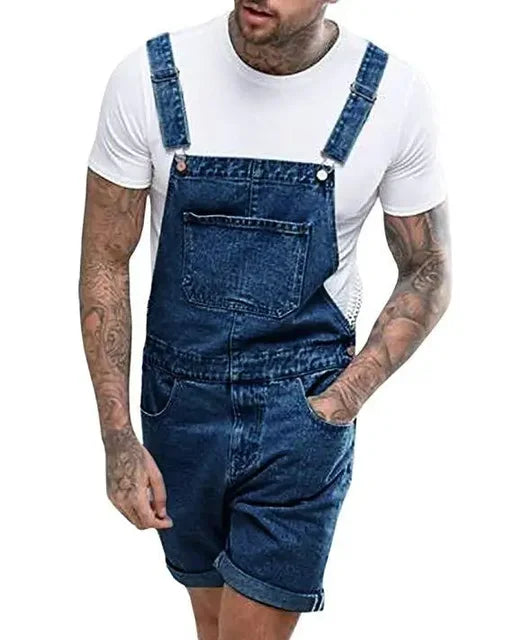Luvik | Rento Denim Yleisö Takki Säädettävillä Hihnoilla Ja Taskuilla