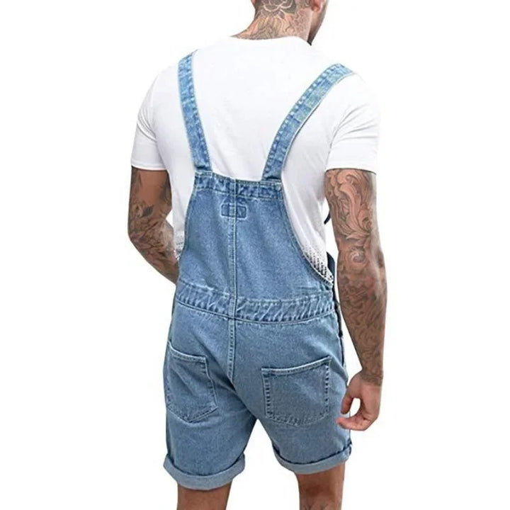 Luvik | Rento Denim Yleisö Takki Säädettävillä Hihnoilla Ja Taskuilla
