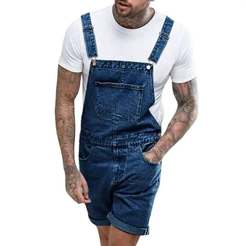 Luvik | Rento Denim Yleisö Takki Säädettävillä Hihnoilla Ja Taskuilla