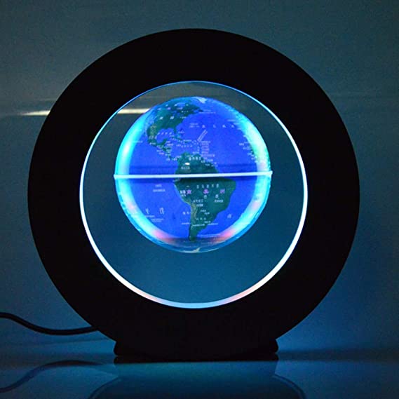 FloatingGlobe Lampe – Unik Globe Belysning for Hjemmet Luvikno