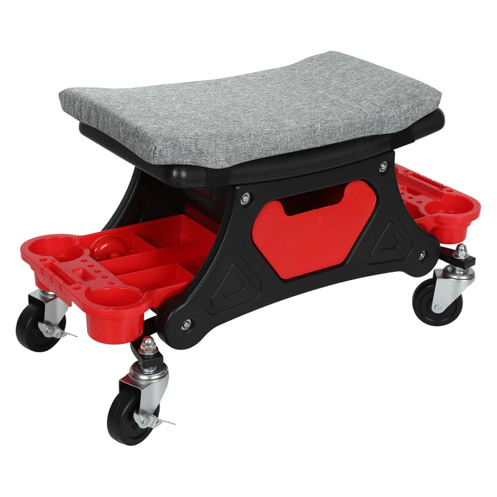 Workshop stool rullestol med lagringsboks | Luvikno