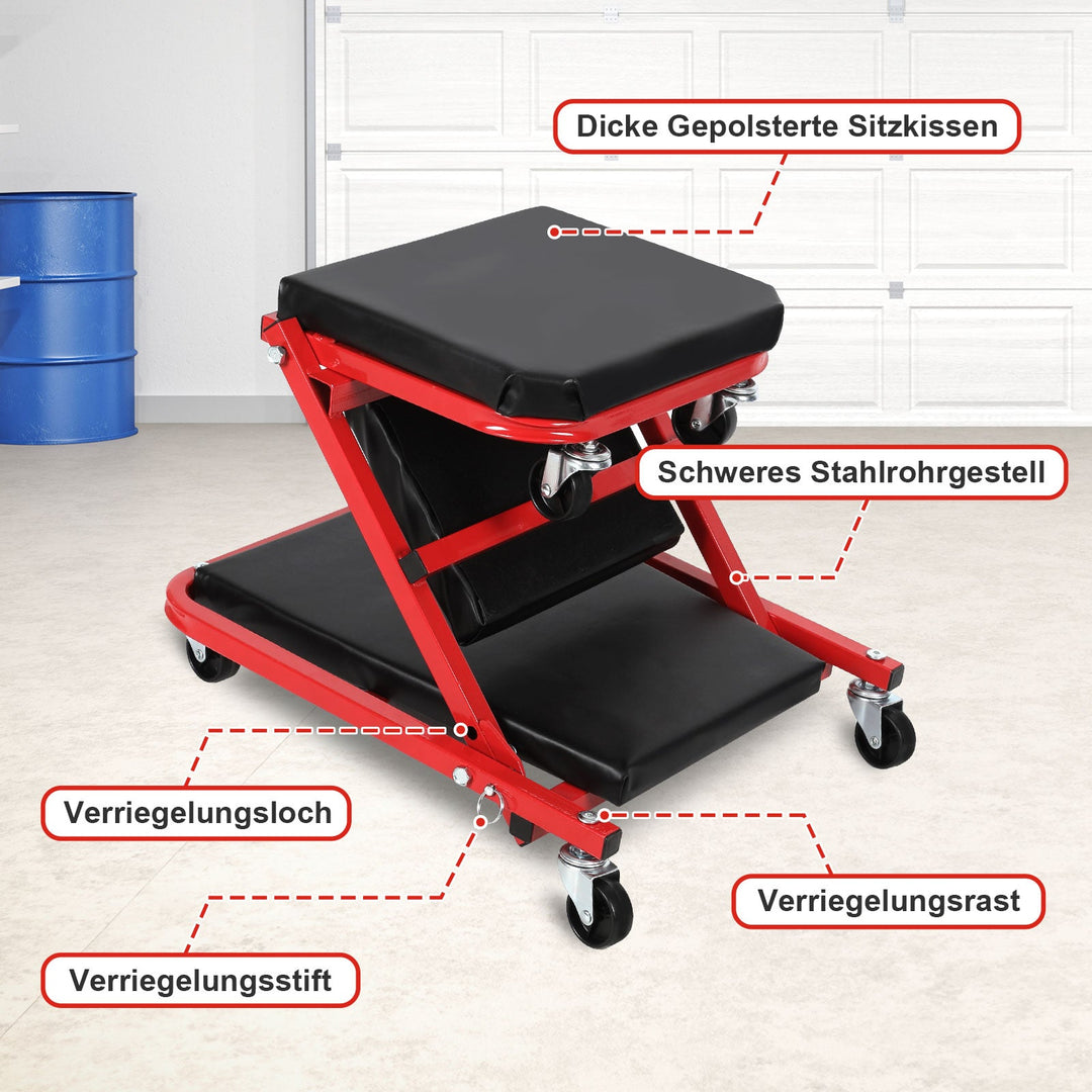 Monteringsrullebrett verkstedsofa rullebrettbil | Luvikno