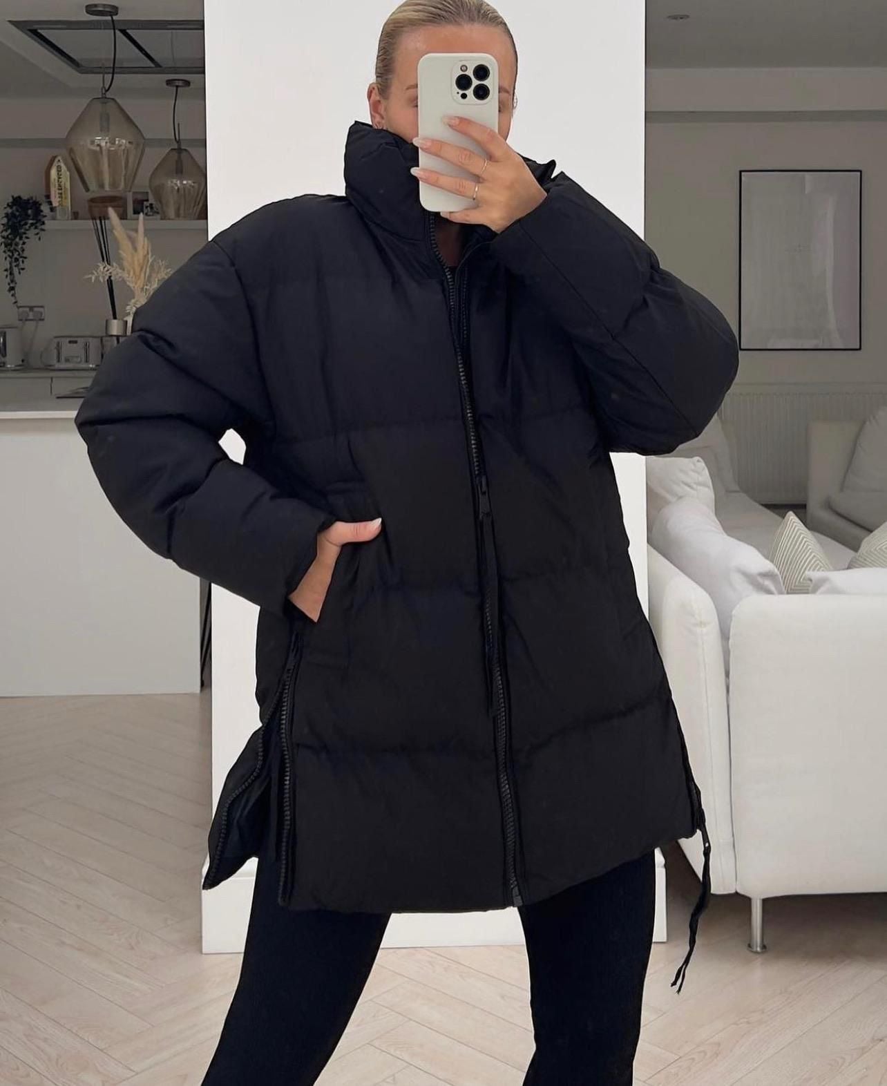 Luvik | Copperose Musta / vihreä takki