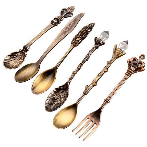 Fantastiske vintage dessertskjeer (sett med 6) | Luvikno
