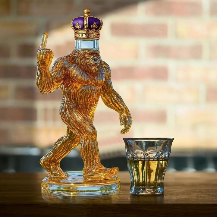 Whiskey Decanter Morsom Bigfoot Glaskaraff Luvikno