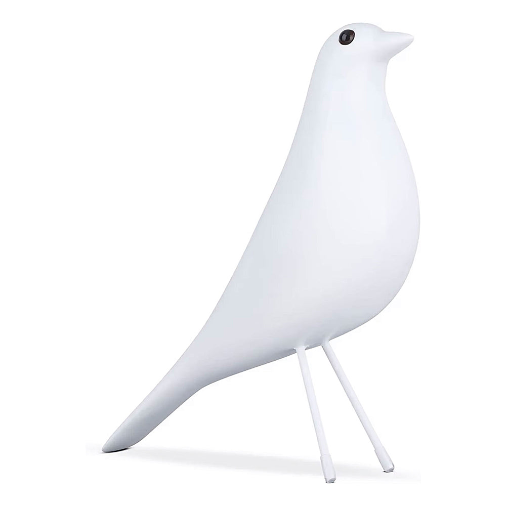 Scandi House Bird – Nordisk dekorativ figur i svart eller hvit | Luvikno