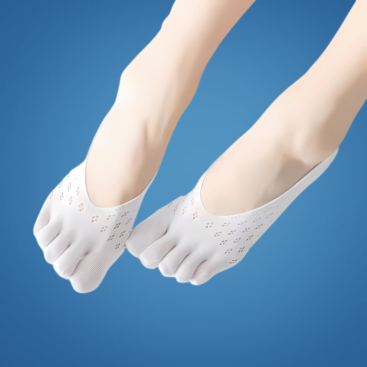 ToeAlign | Ortopediske Tå Sokker – Tå Separasjon, Fukttransporterende & Lindring for Hallux Valgus, Hammerfott & Idrettsfot Luvikno