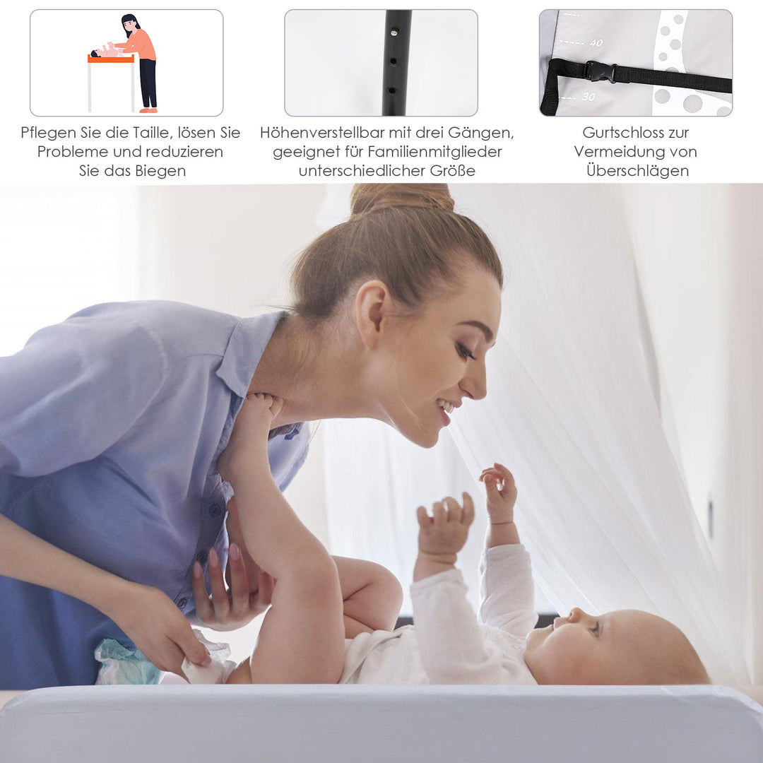 Sammenleggbar Stellebord Baby Stelleenhet | Luvikno
