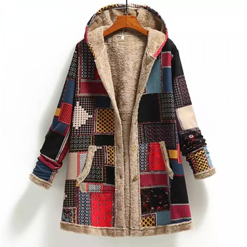 Luvik | Tykk trykket fleece-jakke