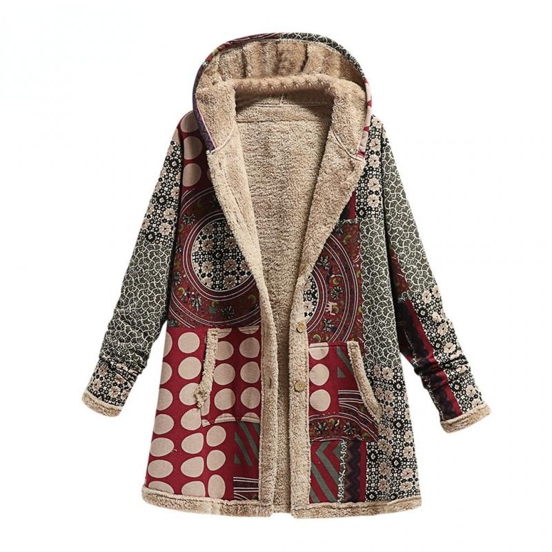 Luvik | Tykk trykket fleece-jakke