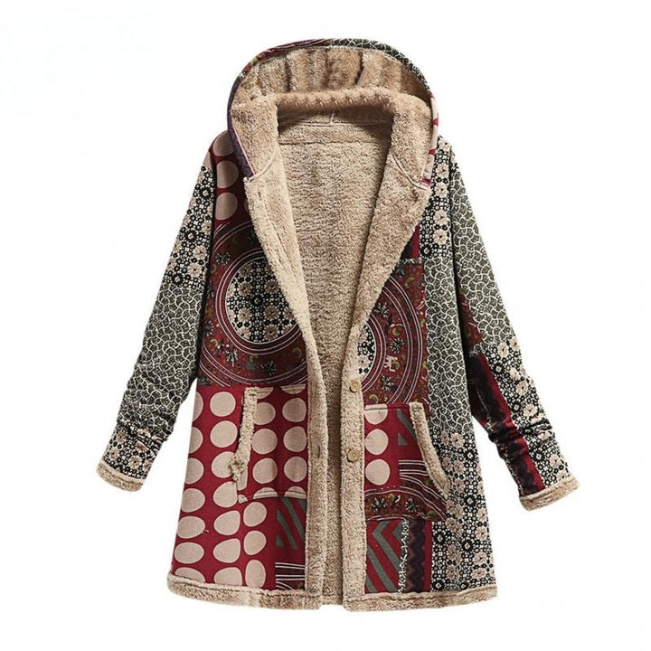 Luvik | Tykk trykket fleece-jakke