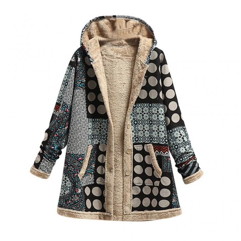 Luvik | Tykk trykket fleece-jakke