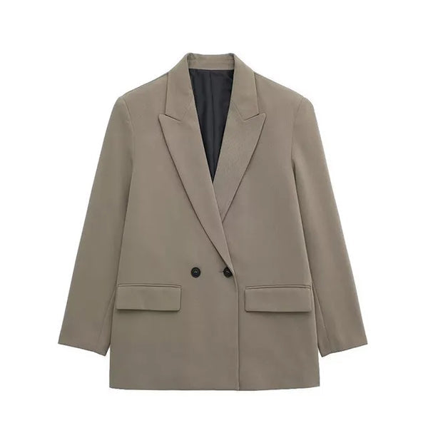 Luvik | elegant blazer med lange ermer og strukturell design