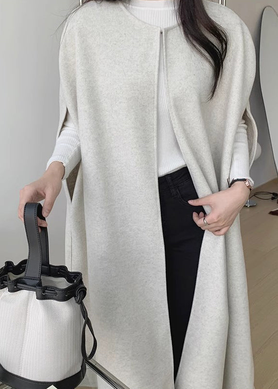 Luvik | Sorte oversized ullkåper uten ermer