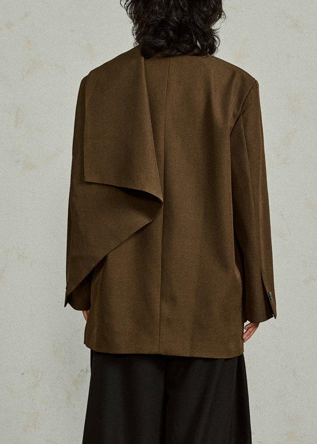 Luvik | Paitatakki kauniilla ruskeilla solmupusseilla