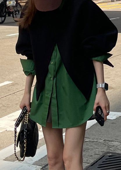 Luvik | Napillinen takki ja paita setti, kaksi osaa