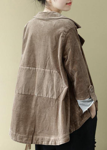 Luvik | Ohut kääntötakki Paidat Khaki Vapaa-ajanvaatteet väljät