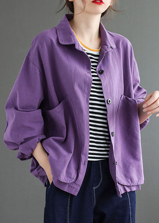 Luvik | Lilla Vesker Patchwork Jakker Lange Ermer
