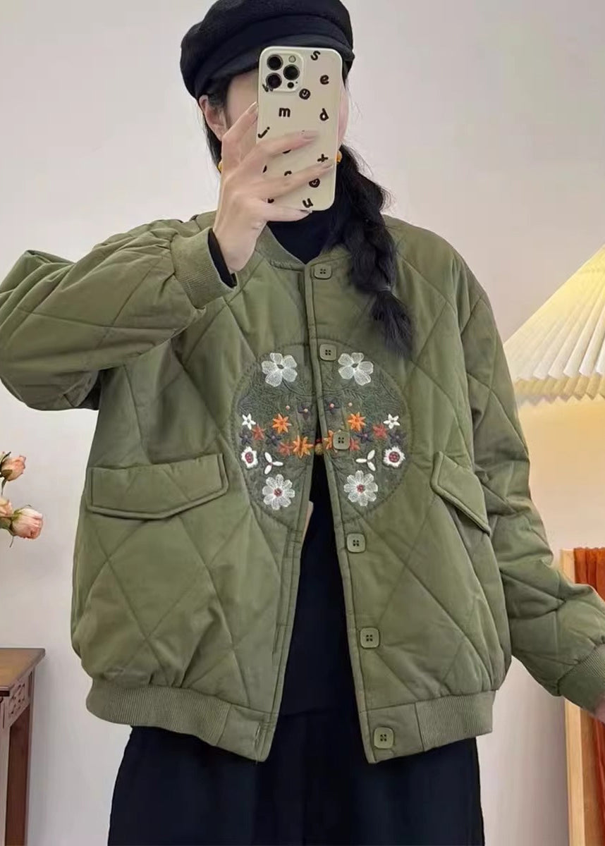 Luvik | Keltainen Tikki Taskut Ohut Takki Täytetty Puuvillalla