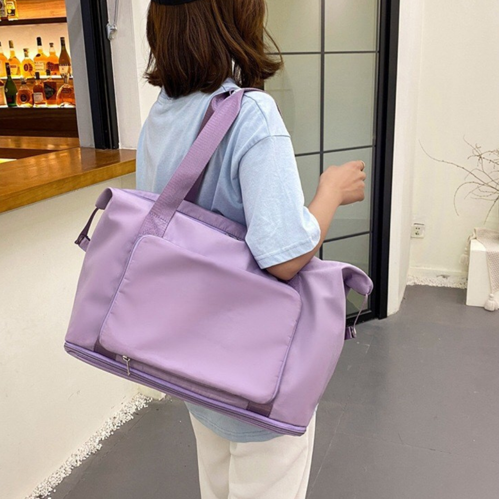 Kvinner Stor Reise Tote Bag | Lett Holdbar Weekendbag Luvikno