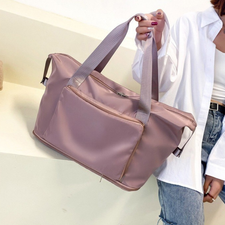 Kvinner Stor Reise Tote Bag | Lett Holdbar Weekendbag Luvikno