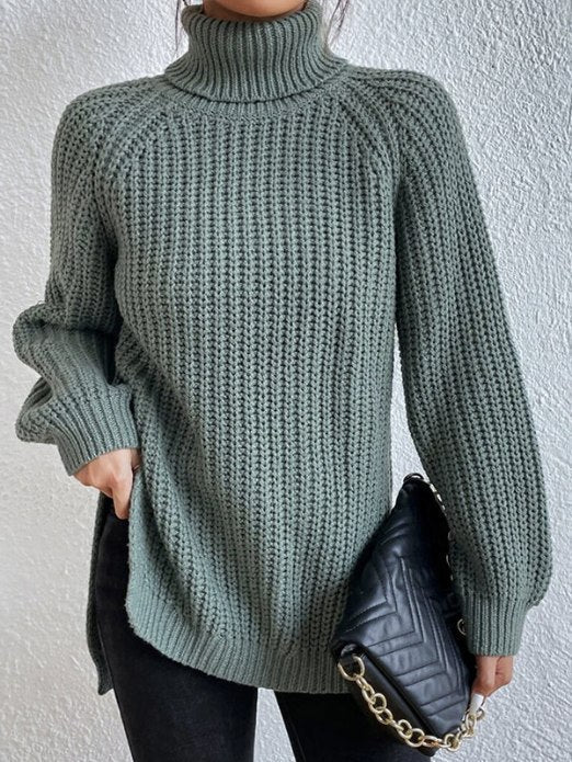 Alessandra™ - Naisille korkeakauluksinen villapaita