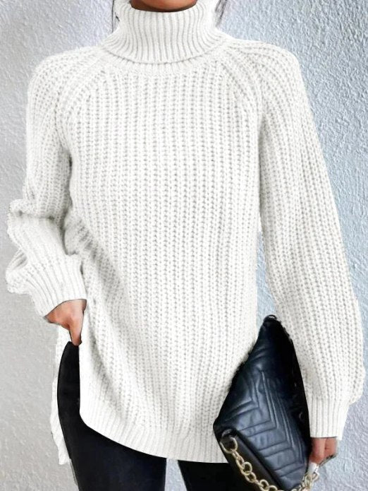Alessandra™ - Naisille korkeakauluksinen villapaita