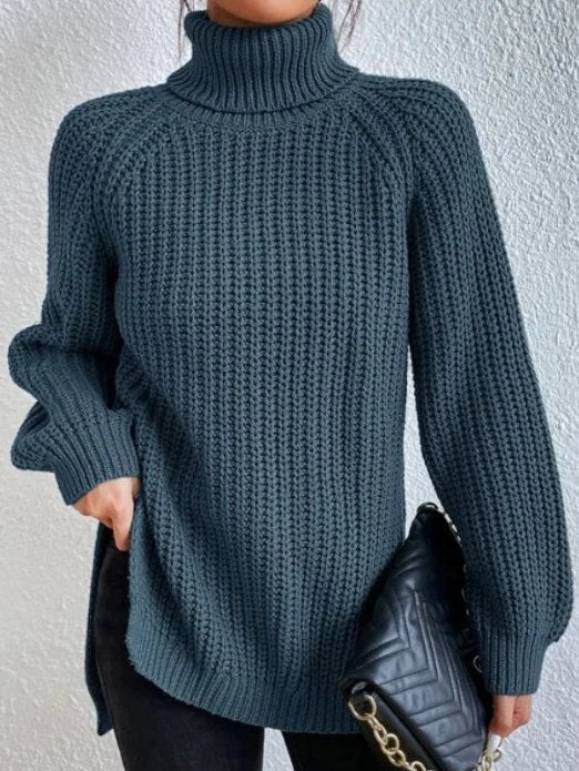 Alessandra™ - Naisille korkeakauluksinen villapaita