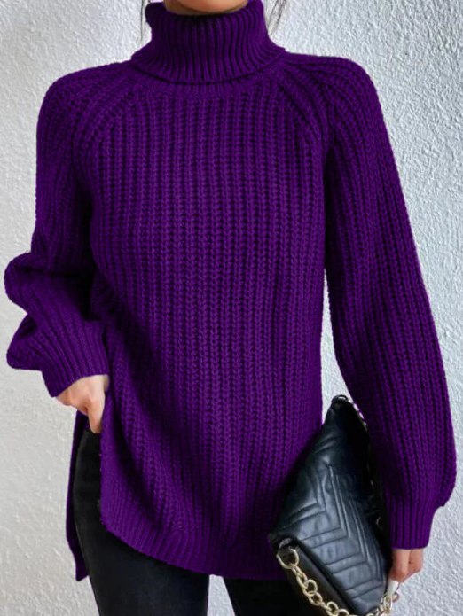 Alessandra™ - Naisille korkeakauluksinen villapaita