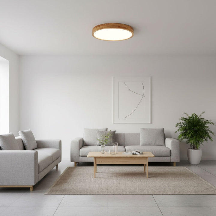Treflat taklampe | Luvikno