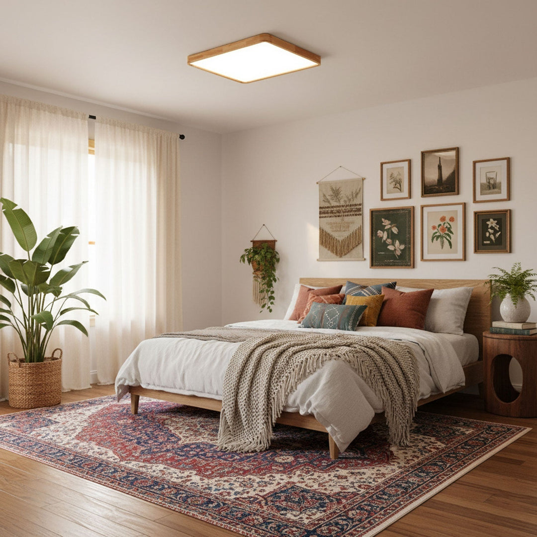 Treflat taklampe | Luvikno