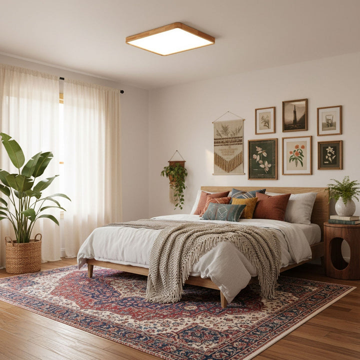 Treflat taklampe | Luvikno