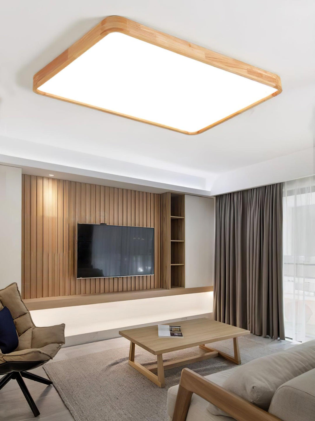 Treflat taklampe | Luvikno
