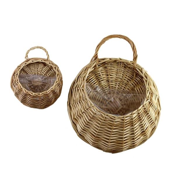 Vevd Hengepot Wicker Kurv | Luvikno
