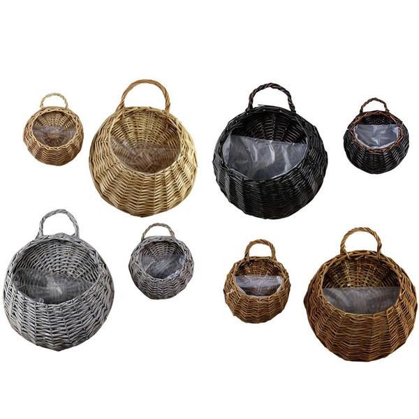 Vevd Hengepot Wicker Kurv | Luvikno