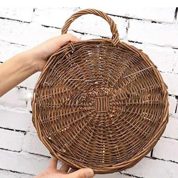 Vevd Hengepot Wicker Kurv | Luvikno