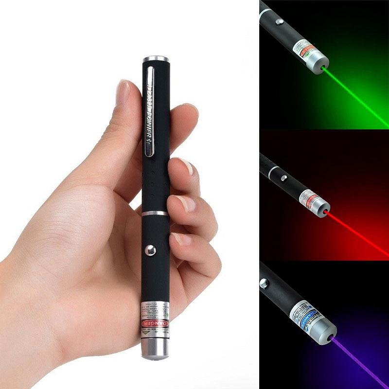Høyytelses Laser Pointer Rød Grønn Blå-Lilla | Luvikno