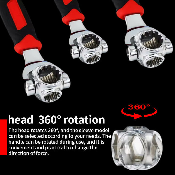 52 i 1 Universal Socket Spanner Wrench | Luvikno