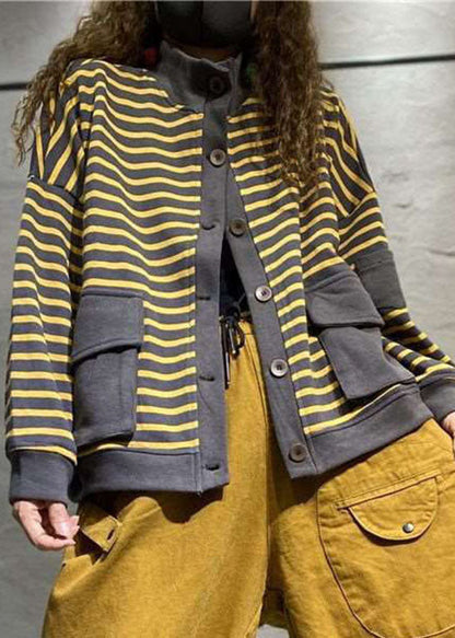 Luvik | Raidoituneet päällystakkivaatteet Ulkovaatteet Pitkät hihat