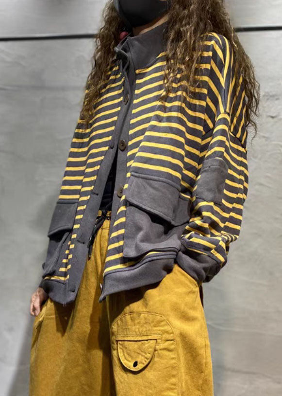 Luvik | Raidoituneet päällystakkivaatteet Ulkovaatteet Pitkät hihat