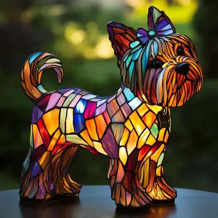 Lumidog Håndlaget Opplysende Hundelampe – Ambient Belysning og Gave | Luvikno